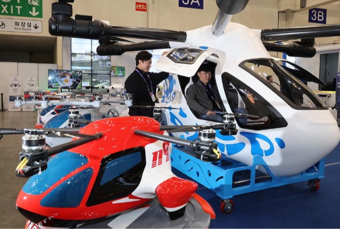 Drone Show Korea displays urban air mobility vehicles